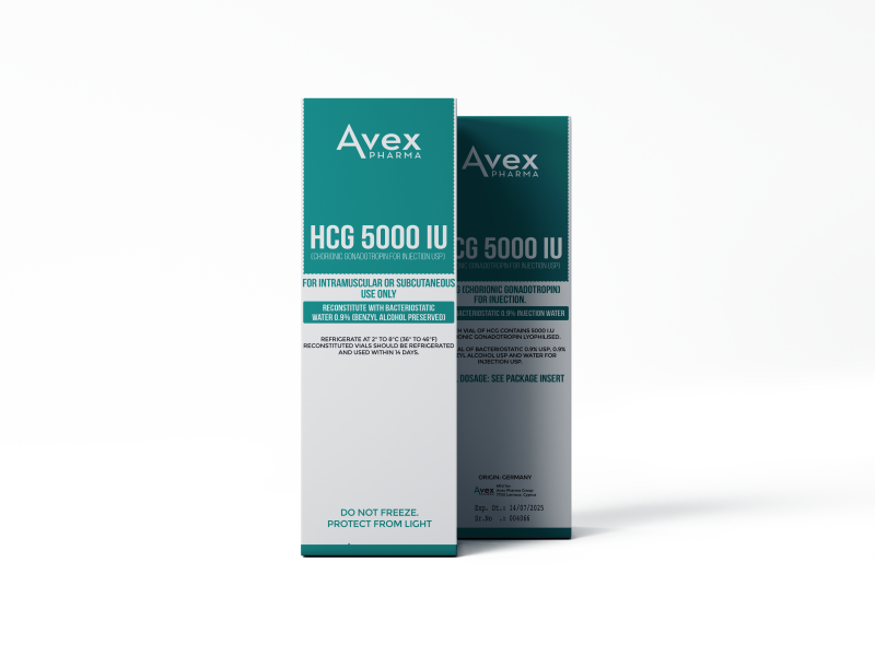 HCG 5000IU + bac. water