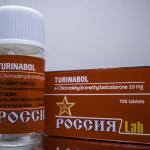 Turinabol 10 mg Rossiaz Lab